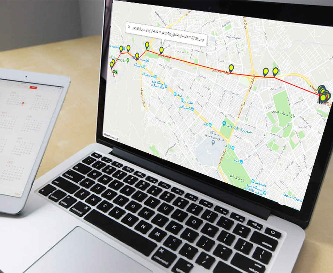 نمایش مسیربازاریابان GPS